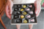 Customized box of candies with emojis as an example of a bulk appreciation gift